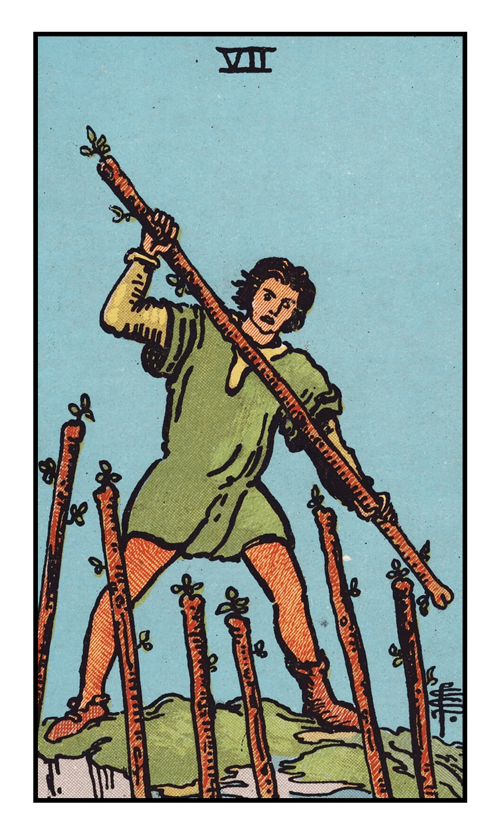 Seven of Wands